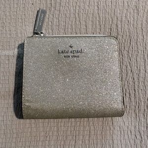 Kate Spade sparkle small wallet- great condition